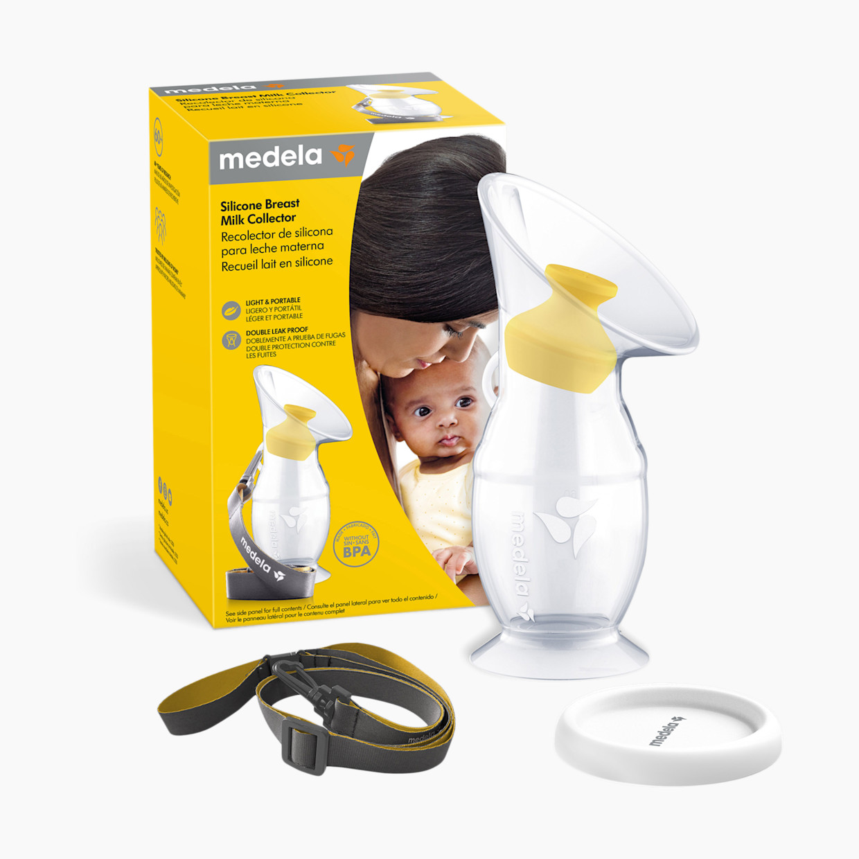 Medela Silicone Breast Milk Collector.