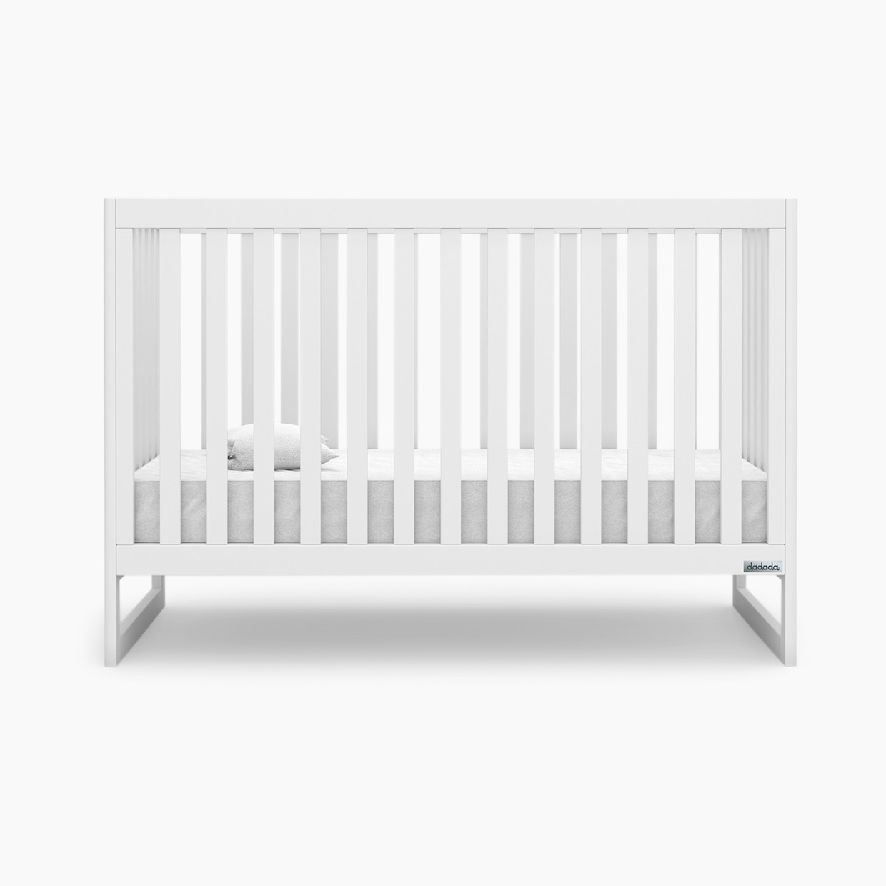 dadada Austin 3-in-1 Convertible Crib - White.