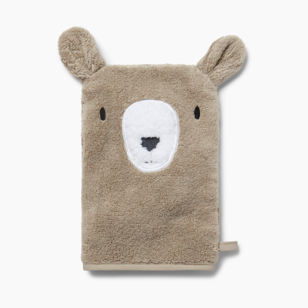 MORI Animal Towel Mitt - Bear, One Size.