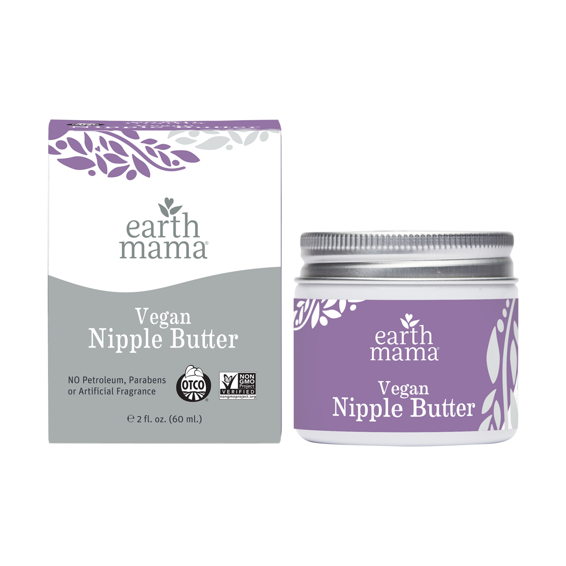Earth Mama Vegan Nipple Butter - 2 Fl Oz, 2.