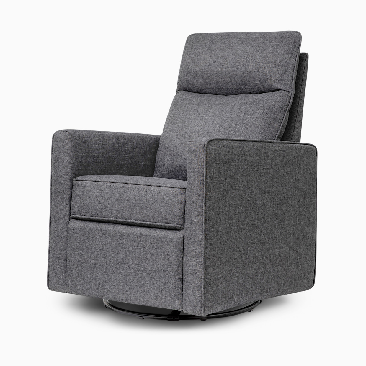 daVinci Gabby Pillowback Swivel Glider - Shadow Grey.