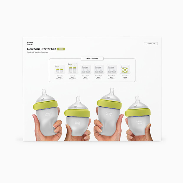 Comotomo Newborn Starter Set (12 Piece Set).