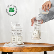 Momcozy Breastmilk Storing Bags, Temp-Sensing Discoloration Milk Storing  Bags for Breastfeeding, Disposable Milk Storage Bag with 6 Ounce Self