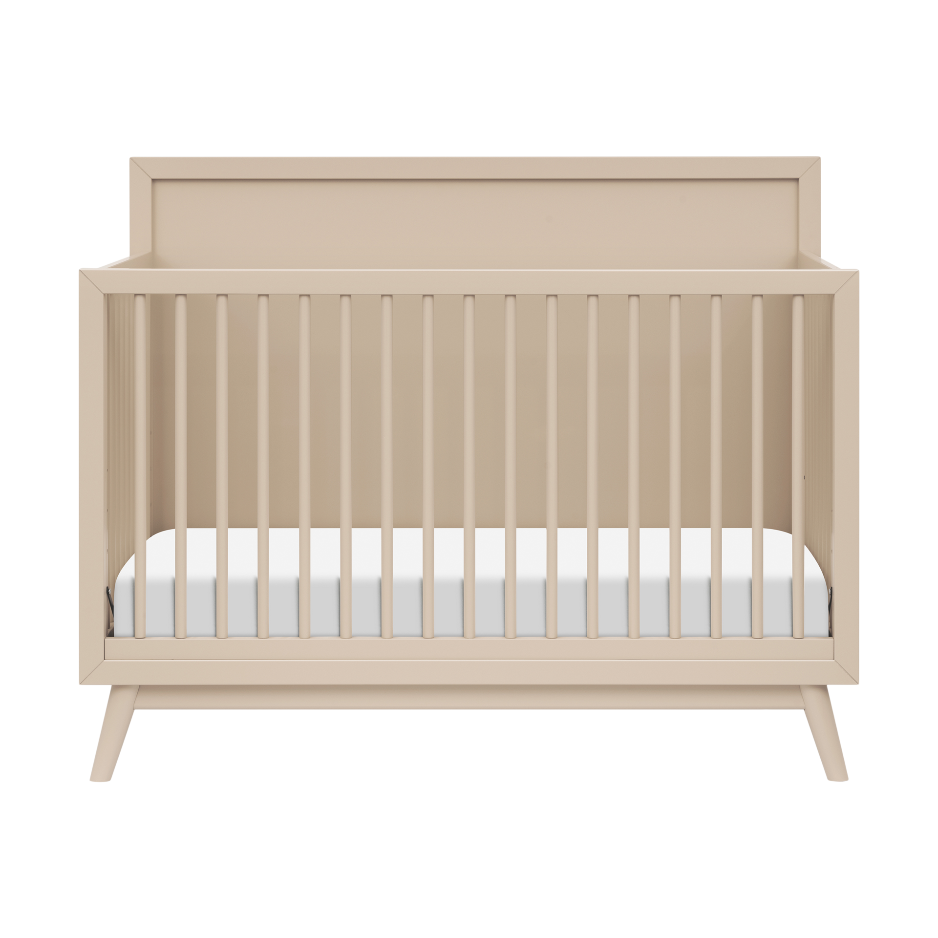 babyletto Palma 4-in-1 Convertible Crib with Toddler Bed Conversion Kit.