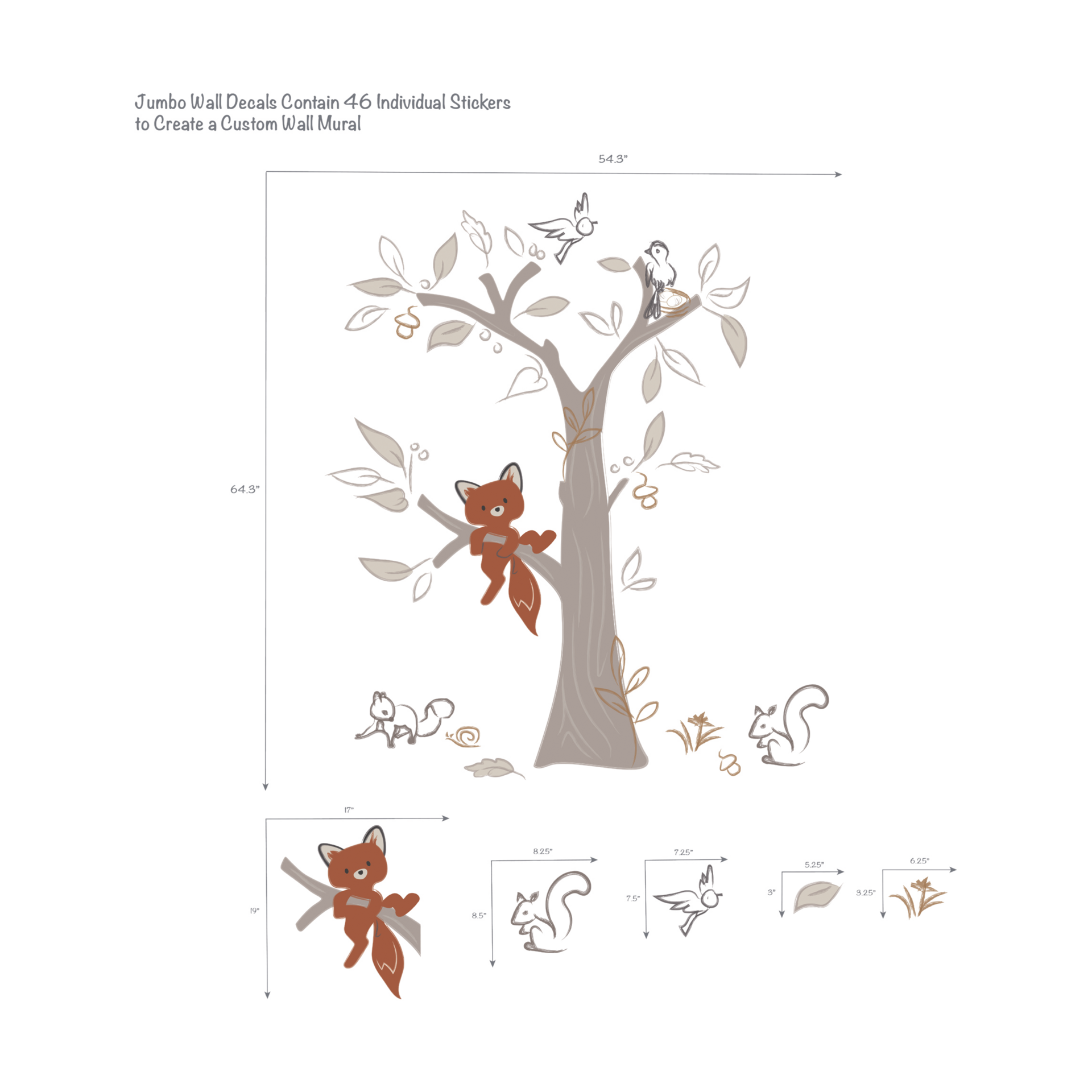 Lambs & Ivy Wall Decals.