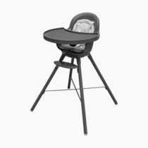 Boon GRUB Adjustable Baby High Chair - Convertible High Chair and Toddler Chair - High Chairs for Babies and Toddlers 6 Months to 6 Years - Dishwasher Safe - Gray