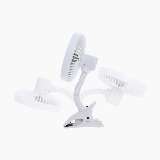 Dreambaby Caged Deluxe EZY-Fit Clip-On Fan - White.