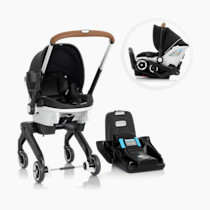 Evenflo Gold Shyft DualRide with Carryall Storage Infant Car Seat and Stroller Combo (Onyx Black)