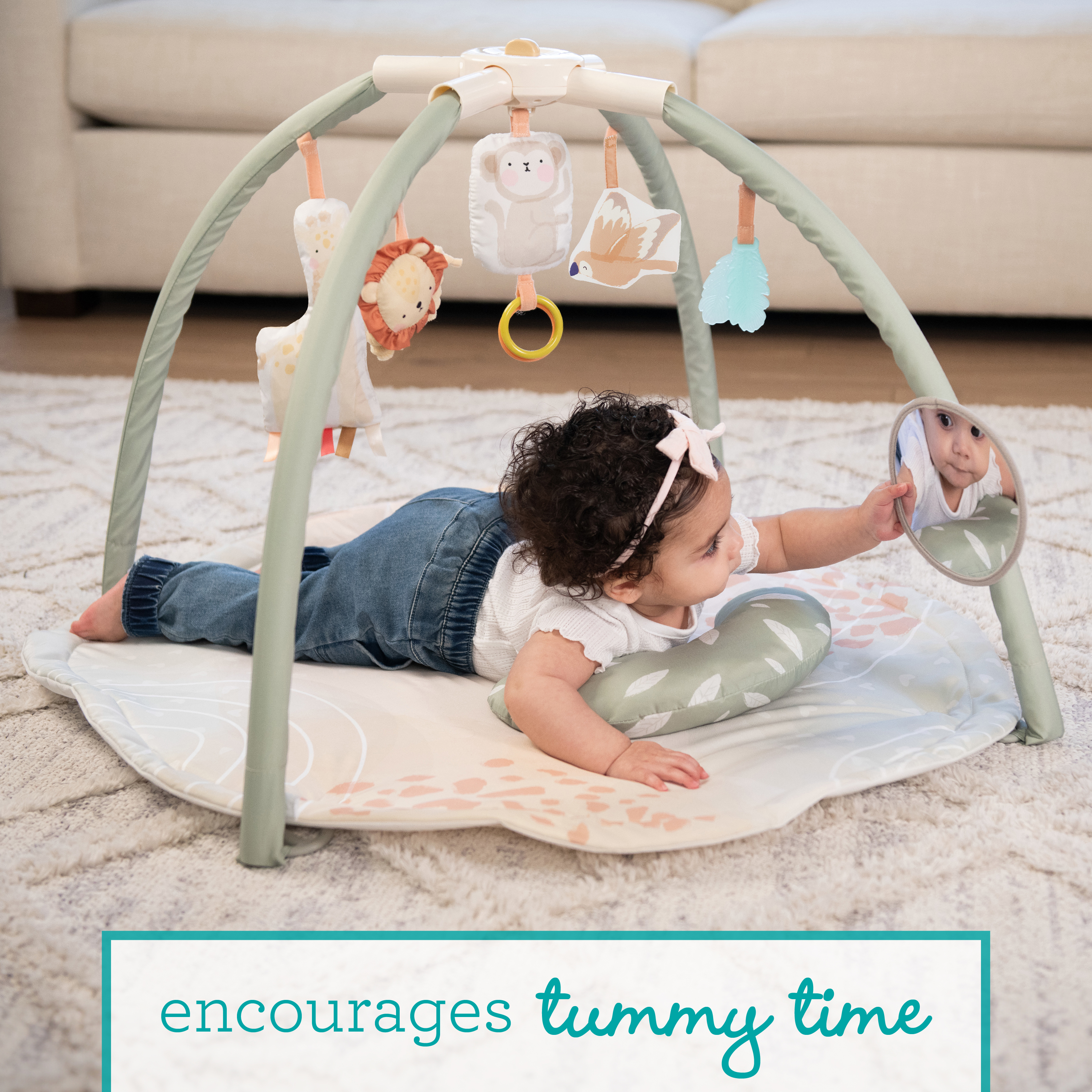 Infantino 4-in-1 Twist & Fold Activity Gym & Play Mat.