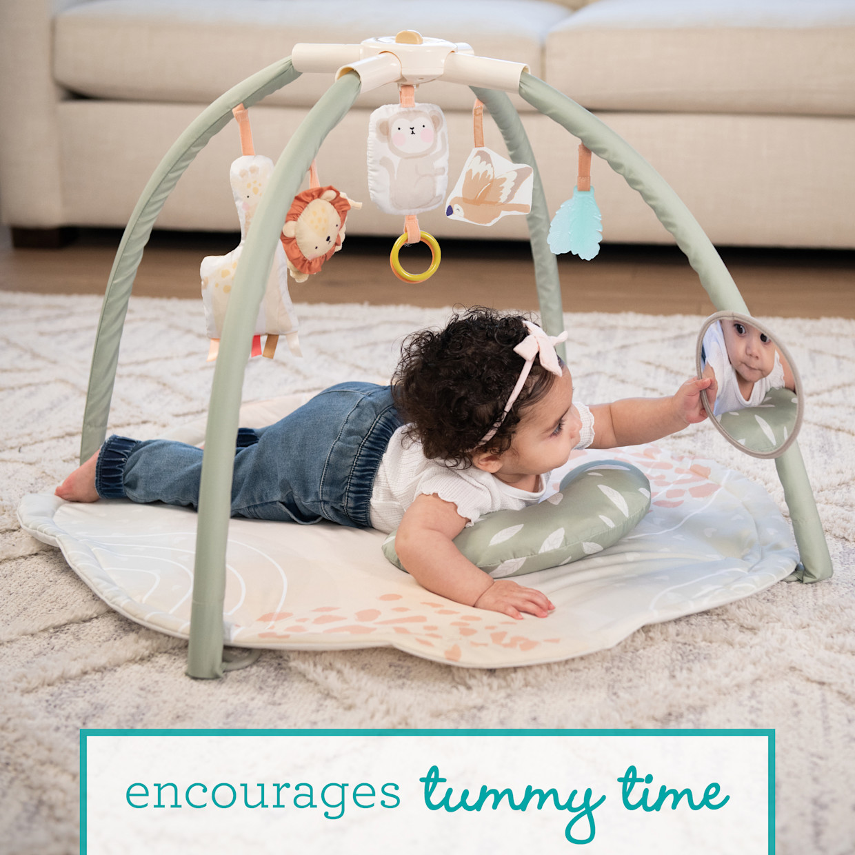 Infantino 4-in-1 Twist & Fold Activity Gym & Play Mat.