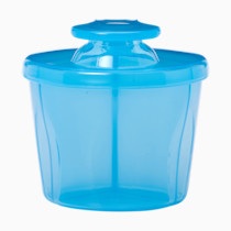 Dr. Brown's Baby Formula Dispenser with Snap-On Lid for On-the-Go Feedings,Milk Powder Dispenser for Traveling with Infant,Blue