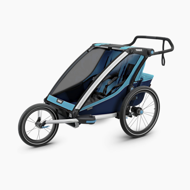 Thule Chariot Cross 2 Stroller and Bike Trailer - Blue.