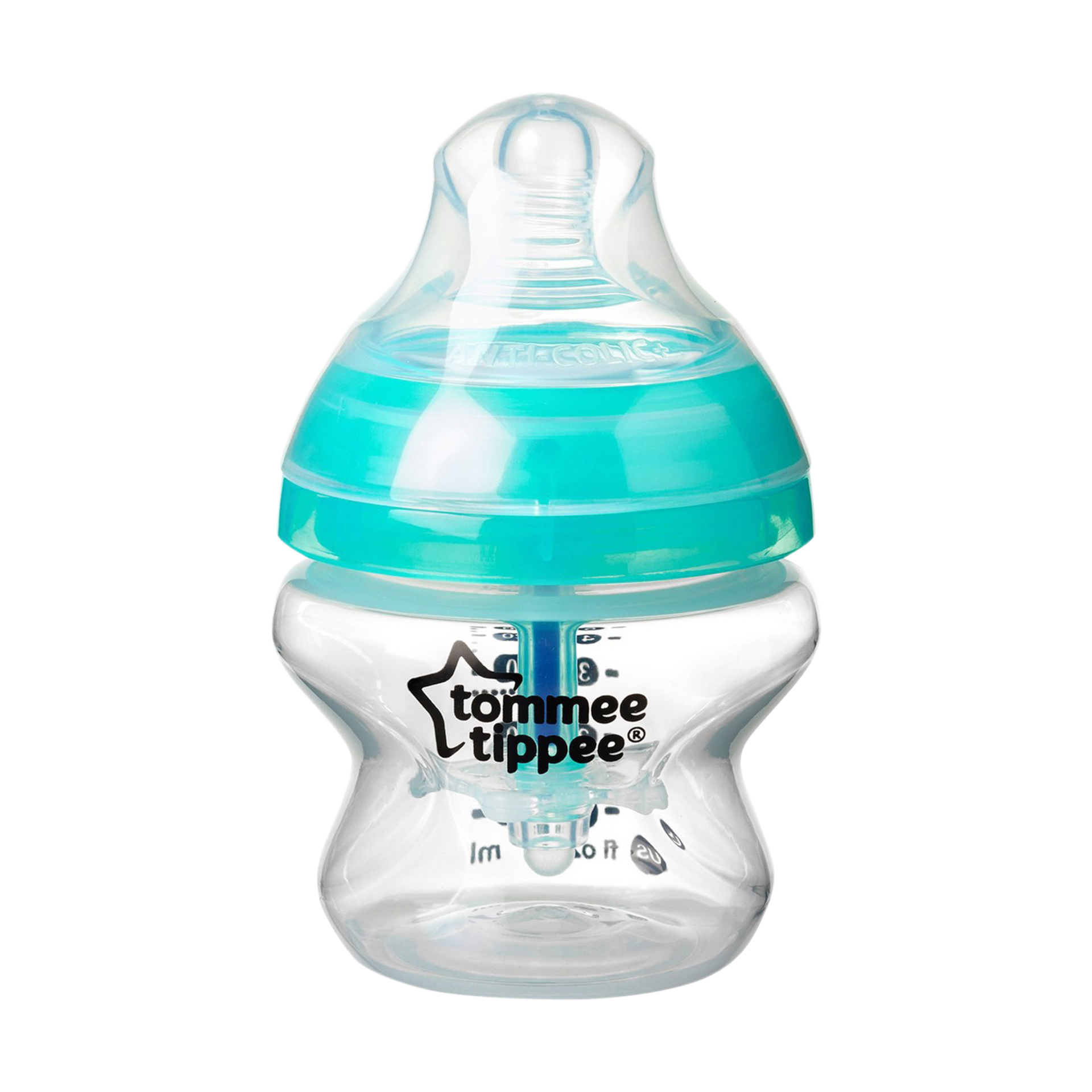 Tommee Tippee Anti-Colic Baby Bottle, Slow Flow Breast-Like Nipple and Unique Anti-Colic Venting System (5oz, 1 Count)