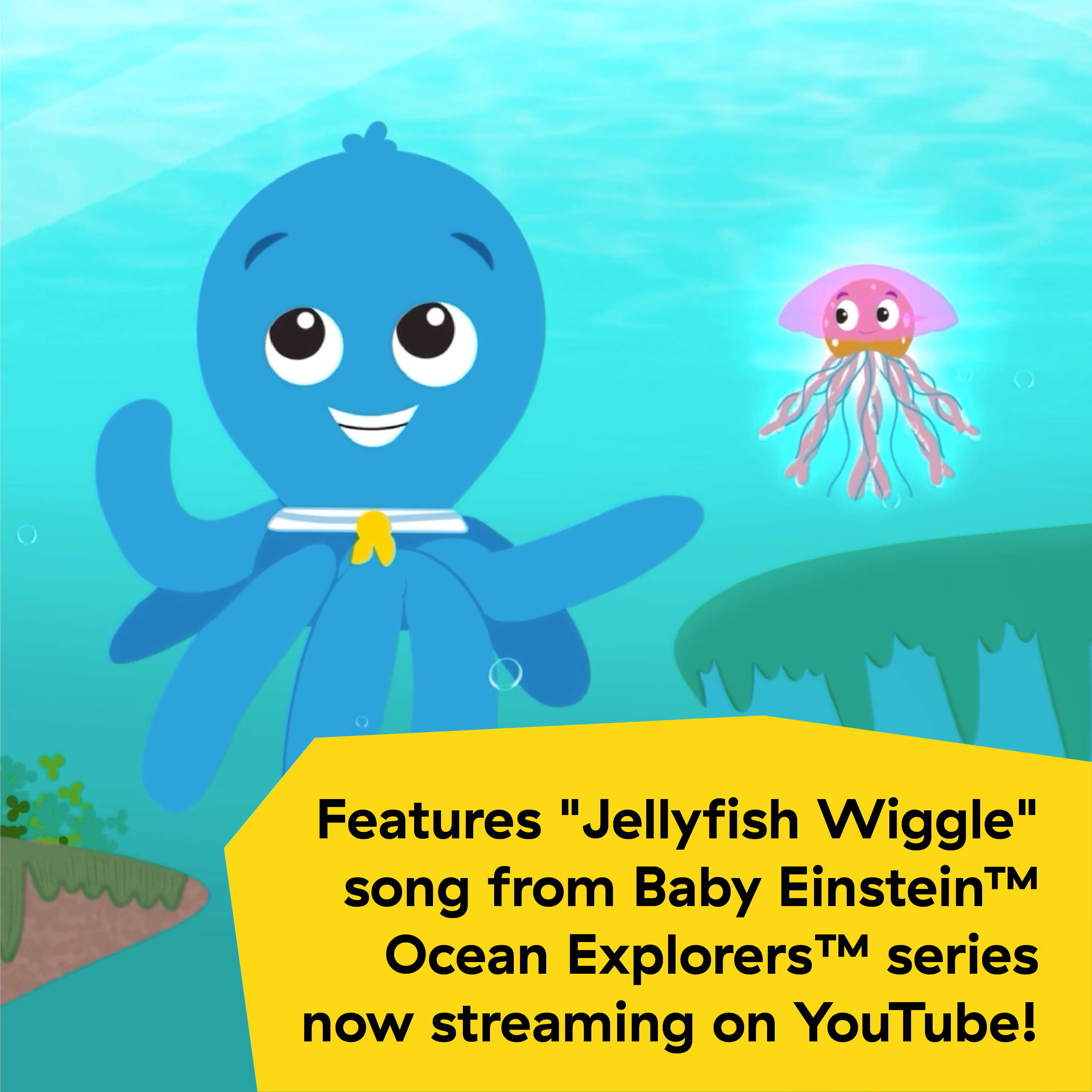 Baby Einstein Go Opus Go 4-in-1 Crawl and Chase Baby Learning Toy.