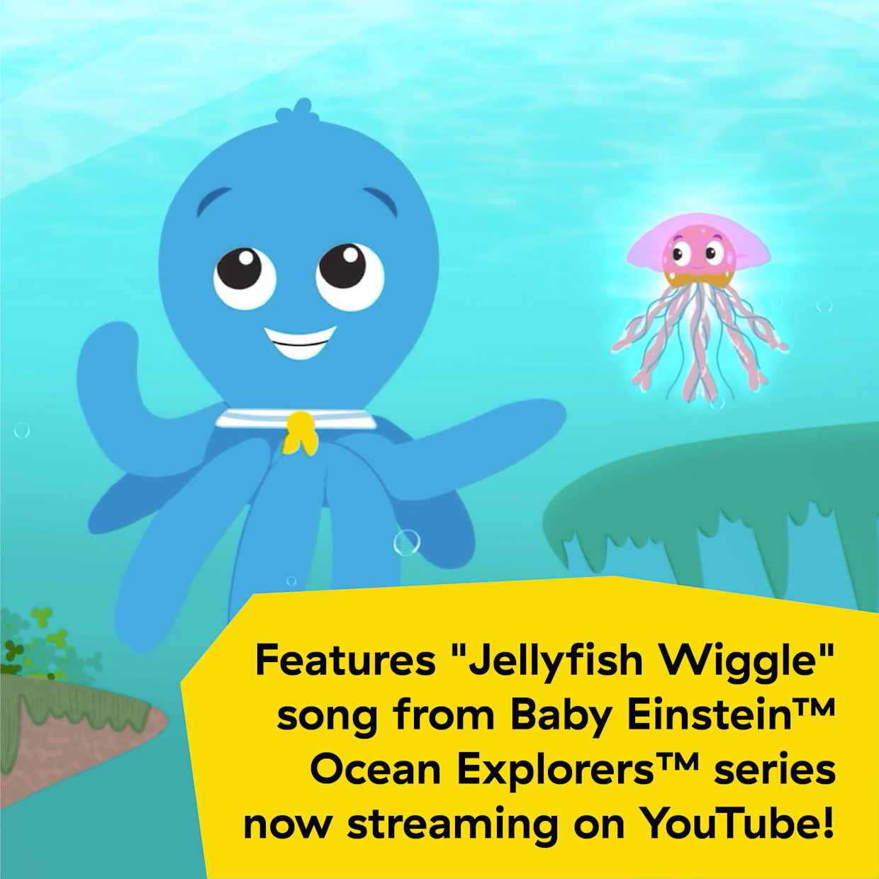 Baby Einstein Go Opus Go 4-in-1 Crawl and Chase Baby Learning Toy.