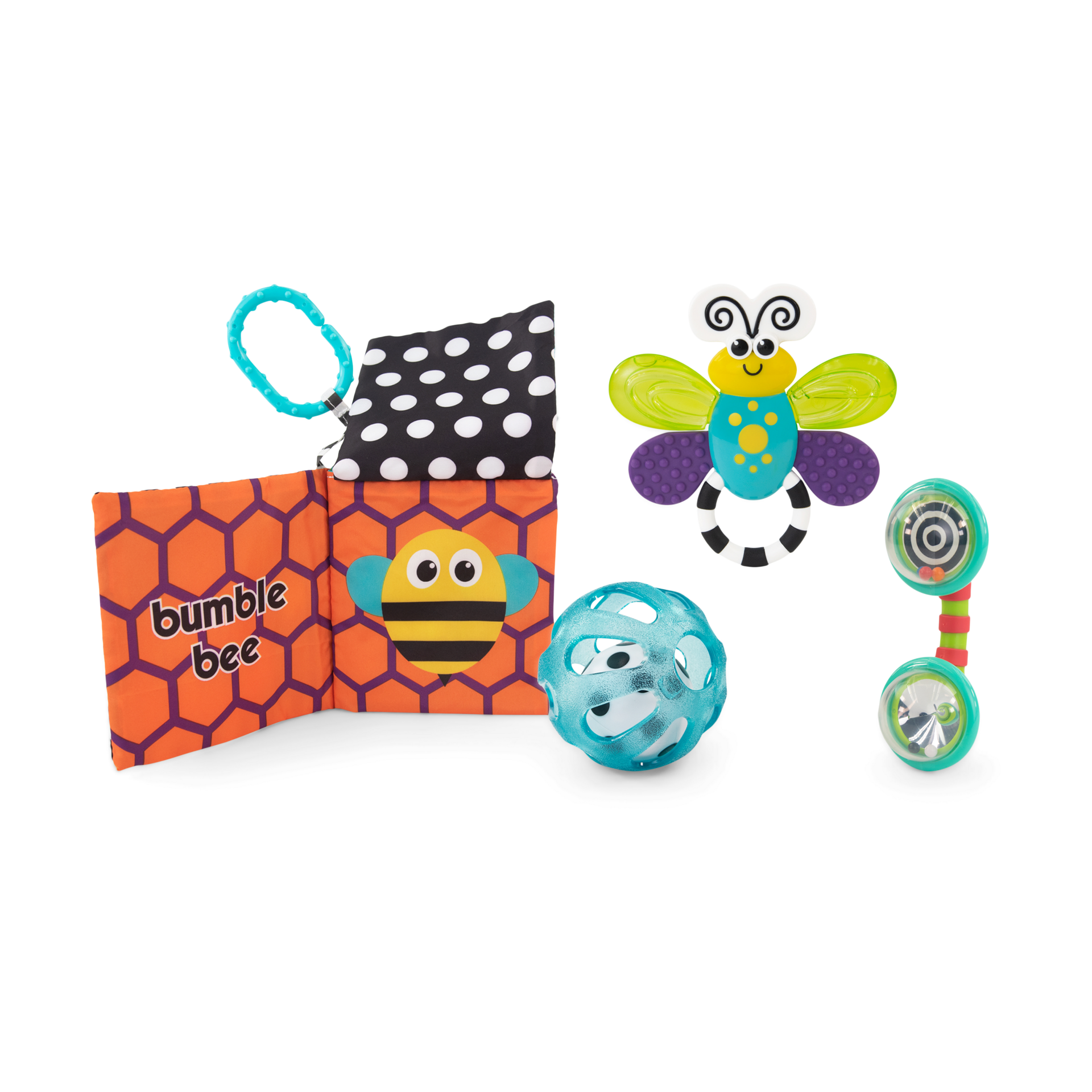  Baby's Sensory Toys Box Set (4 Toys).