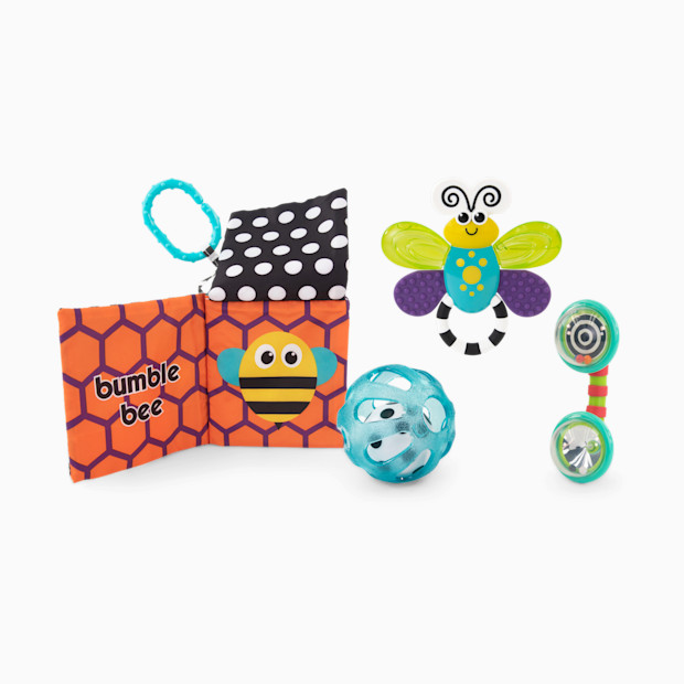 Sassy Baby's Sensory Toys Box Set (4 Toys).