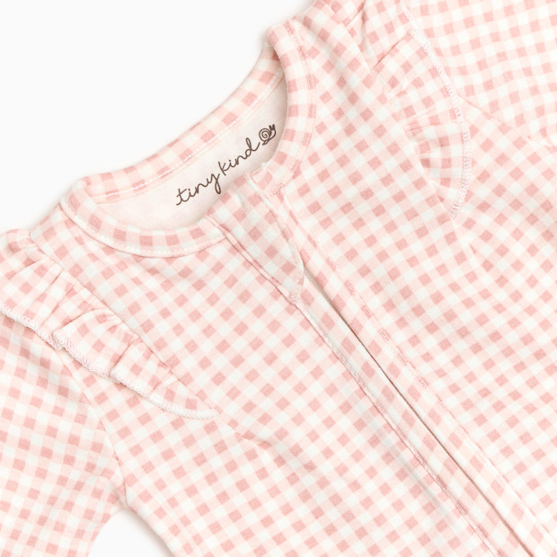Tiny Kind Organic Cotton Printed 2-Way Zip Footie.