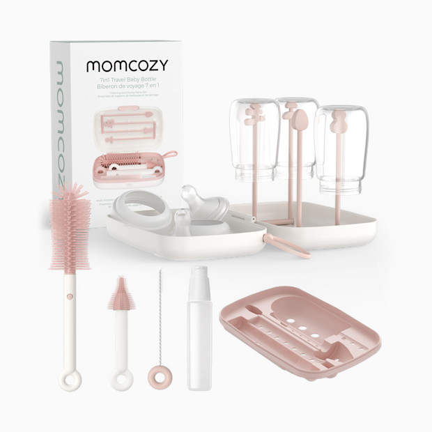Momcozy 7-in-1 Travel Bottle Cleaning & Drying Set.