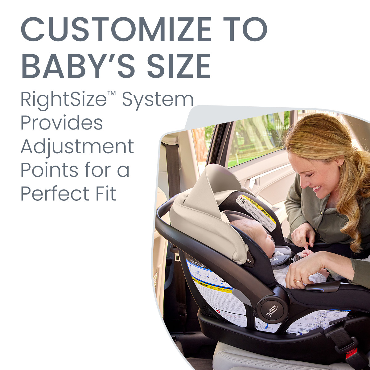 Britax Willow Brook S+ Travel System - Sand Onyx.