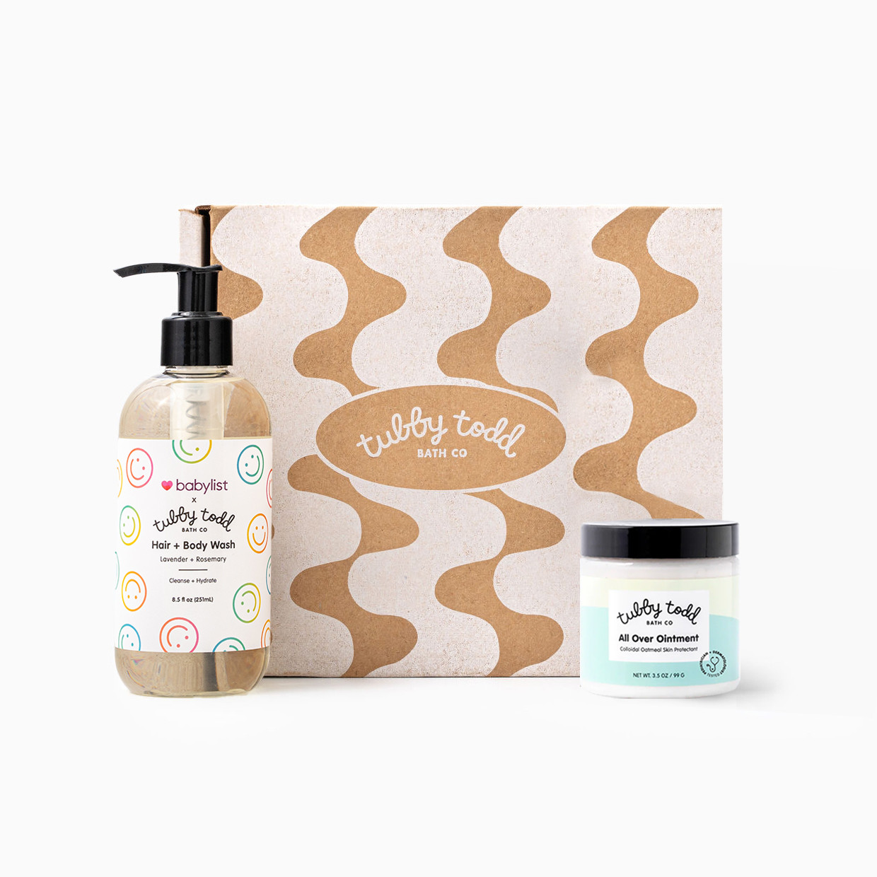 Tubby Todd Tubby Todd x Babylist Skincare Basics Gift Set - Lavender & Rosemary.