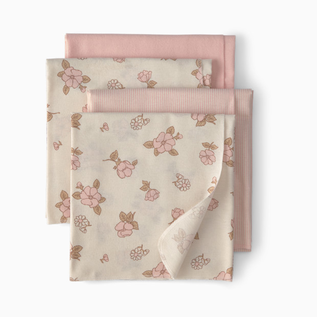Carter's 4-Pack Floral Receiving Blankets.