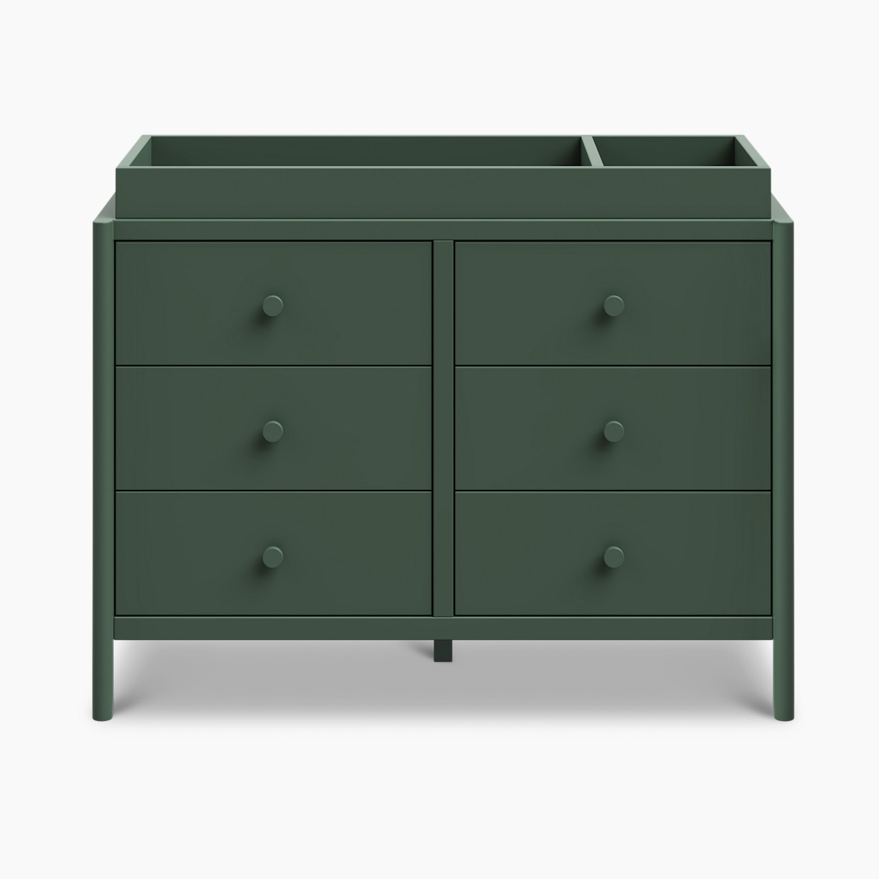 daVinci Birdie 6-Drawer Dresser - Forest Green.
