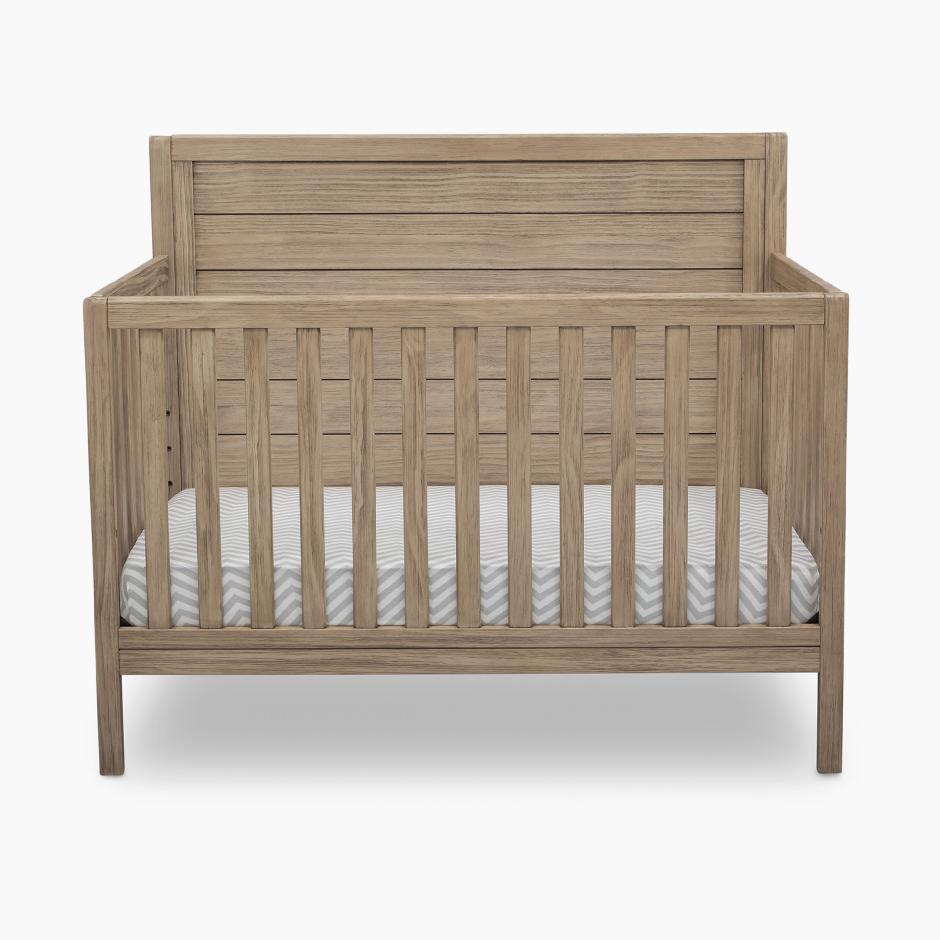 Delta Children Full Size Wood Bed Rail - Rustic Whitewash