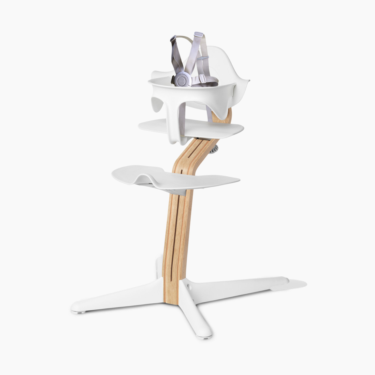 Nomi Nomi High Chair - White/White Oak.