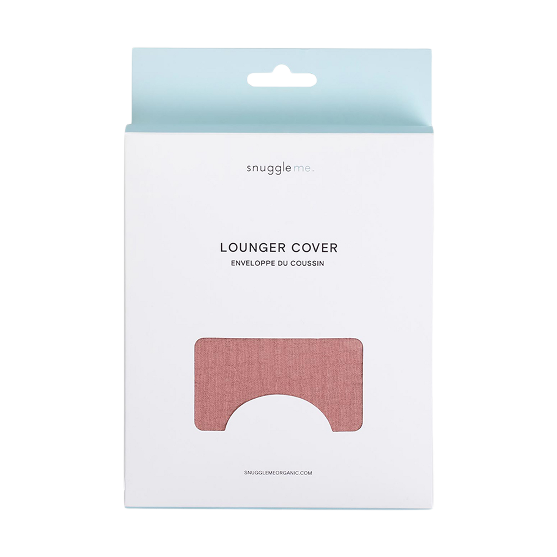 Snuggle Me Organic Infant Lounger Curve Muslin Cover - Gumdrop.