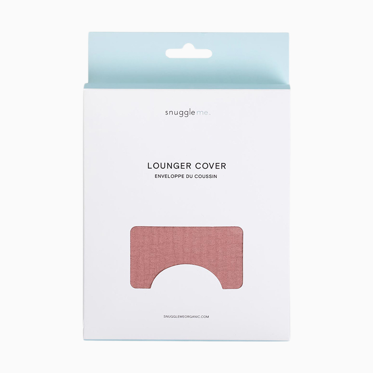 Snuggle Me Organic Infant Lounger Curve Muslin Cover - Gumdrop.
