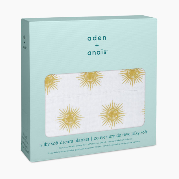Aden + Anais Silky Soft Dream Blanket - Golden Sun   Sun.