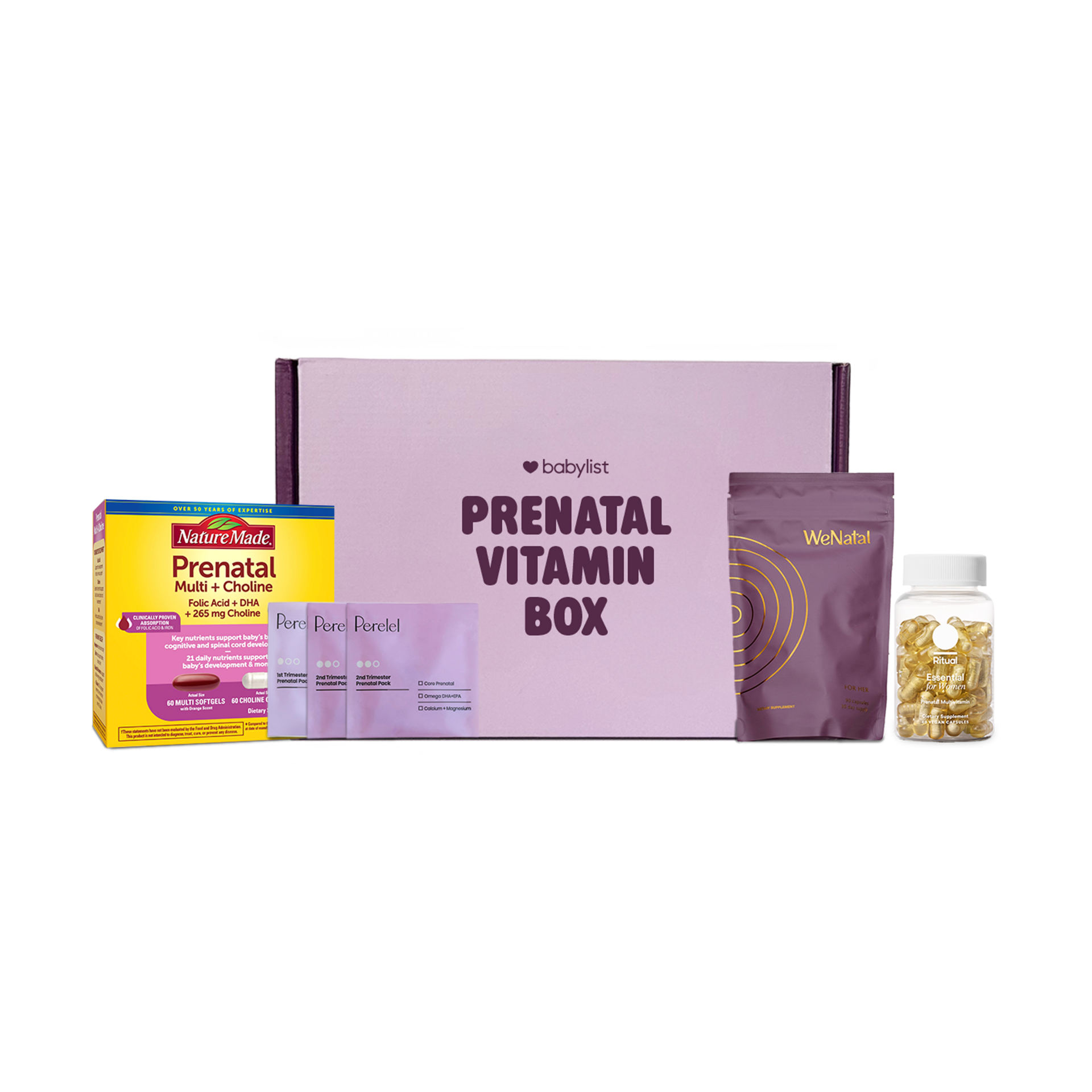 Babylist Prenatal Vitamin Box.