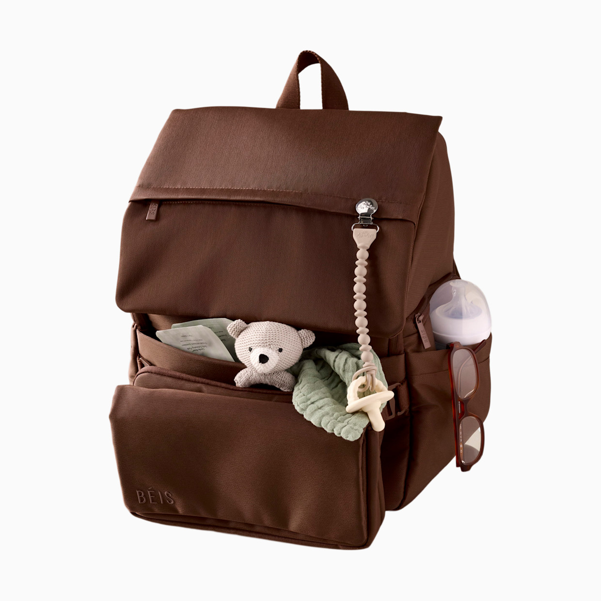 BEIS Travel The Ultimate Diaper Backpack - Maple.