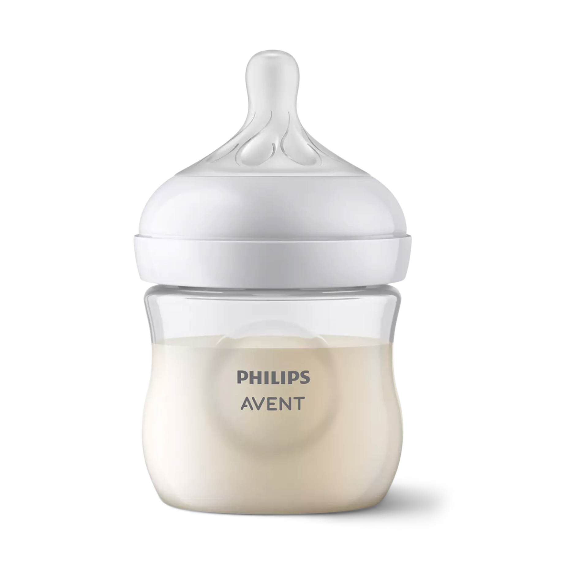 Philips Avent Natural Baby Bottle with Natural Response Nipple - Clear, 4 Oz, 3.