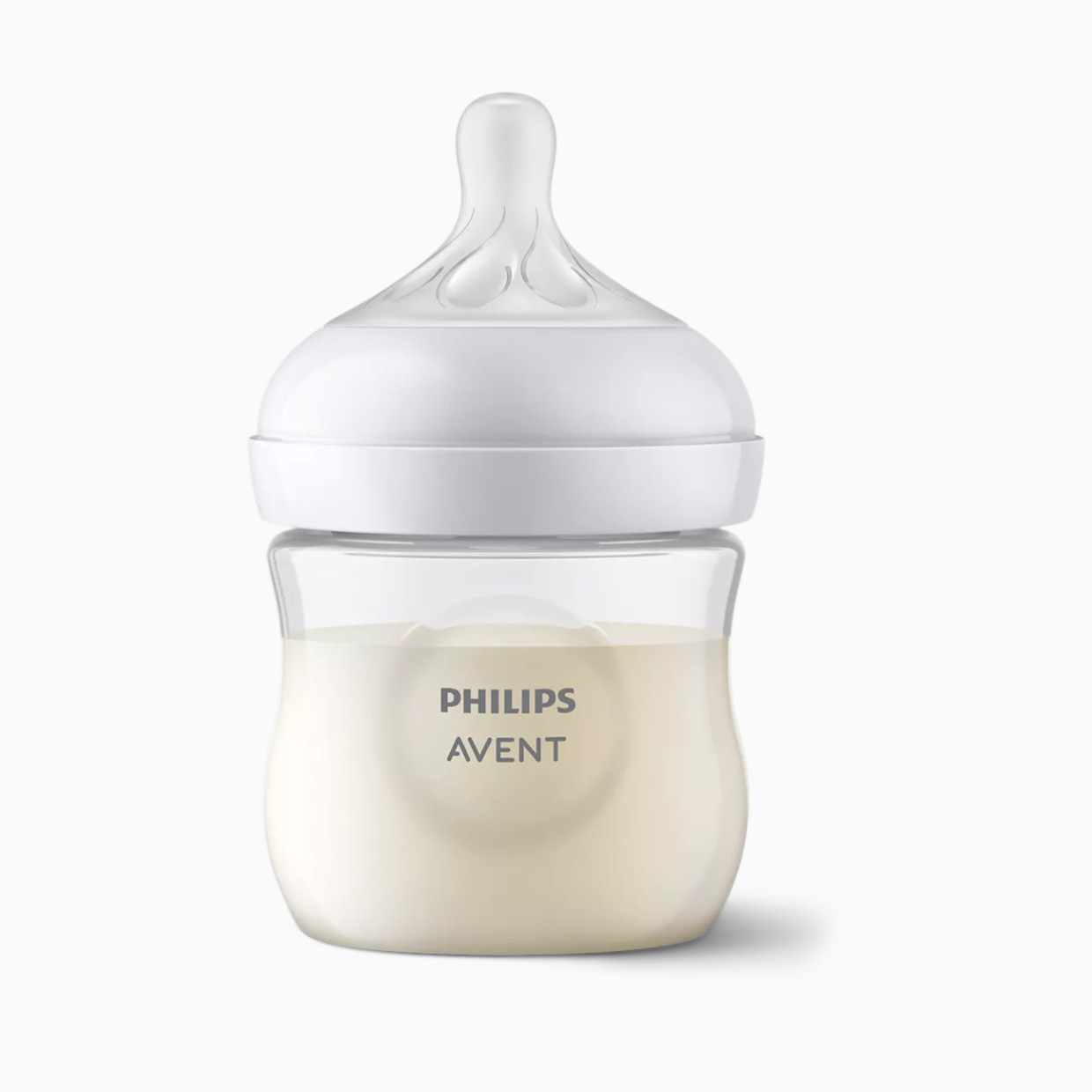 Philips Avent Natural Baby Bottle with Natural Response Nipple - Clear, 4 Oz, 3.