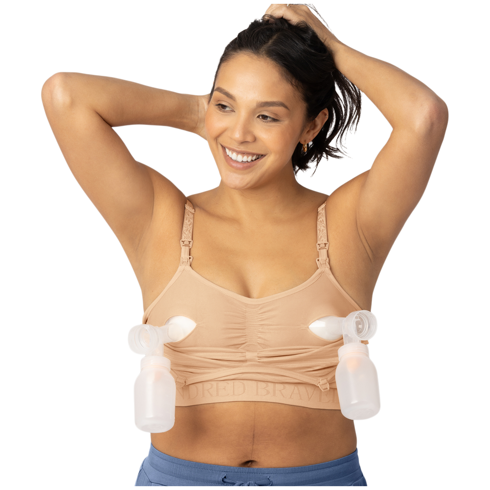 Kindred Bravely Sublime Pumping Bra Hands Free | Nursing and Pumping Bra in One | Wearable Breast Pump Bra