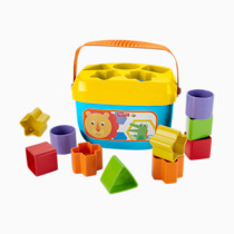 Fisher-Price Stacking Toy Baby's First Blocks Set of 10 Shapes for Sorting Play for Infants Ages 6+ Months