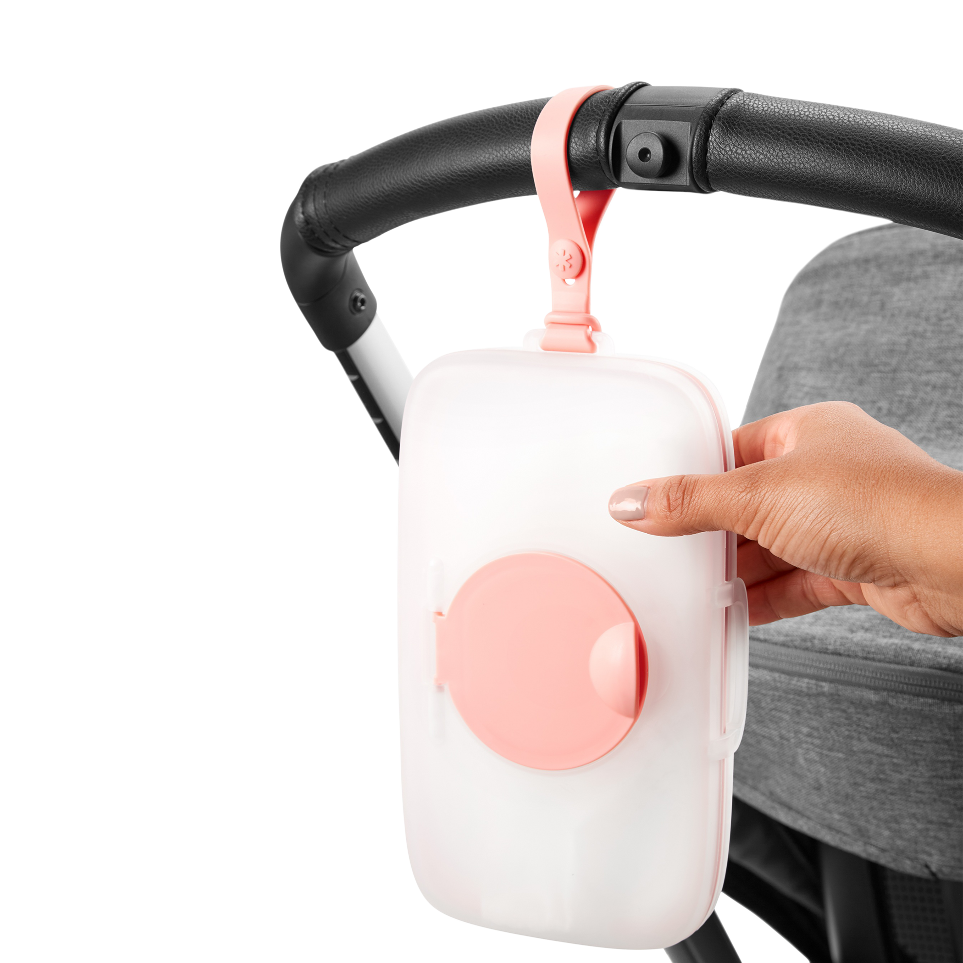 Skip Hop Grab & Go Snug Seal Wipes Case - Blush.