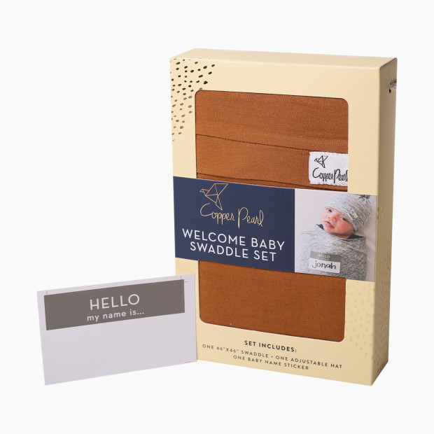 Copper Pearl Copper Pearl x Babylist Welcome Baby Gift Set - Camel.