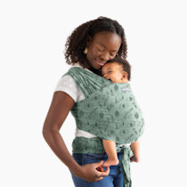 Moby Baby Wrap Carrier Featherknit for Newborns to Toddlers (8-33lbs), Infant Sling Carrier, Lightweight & Hands Free Design, Adjustable for All Body Types (Disney's Hundred Acre Woods Adventures)