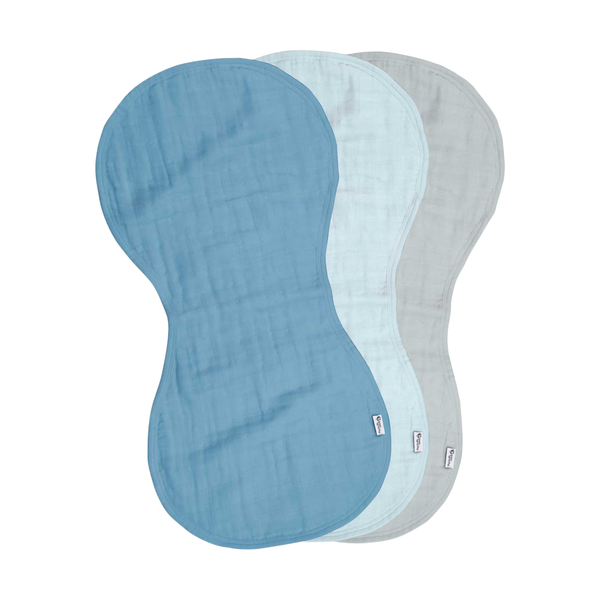 GREEN SPROUTS Muslin Burp Cloths (3 Pack) Blueberry Babylist Shop
