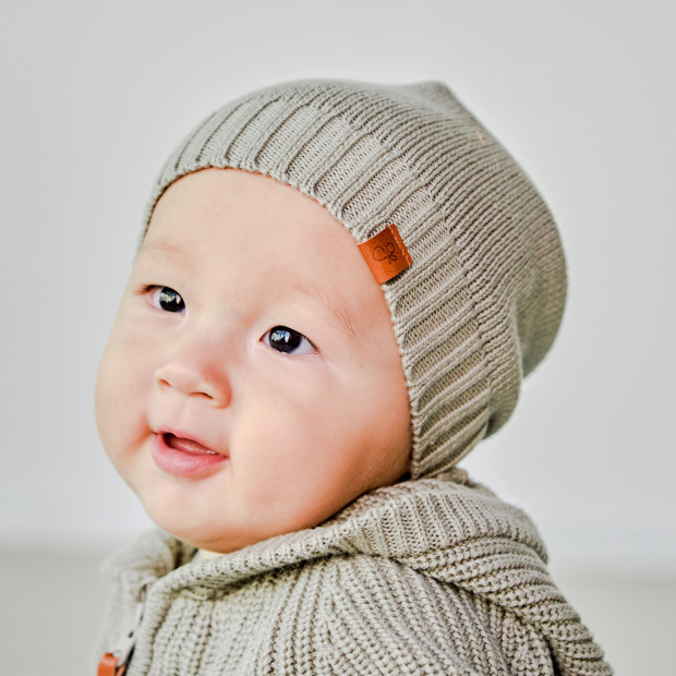 Goumi Kids Organic Cotton Knit Beanie - Ash, Nb | Babylist Shop