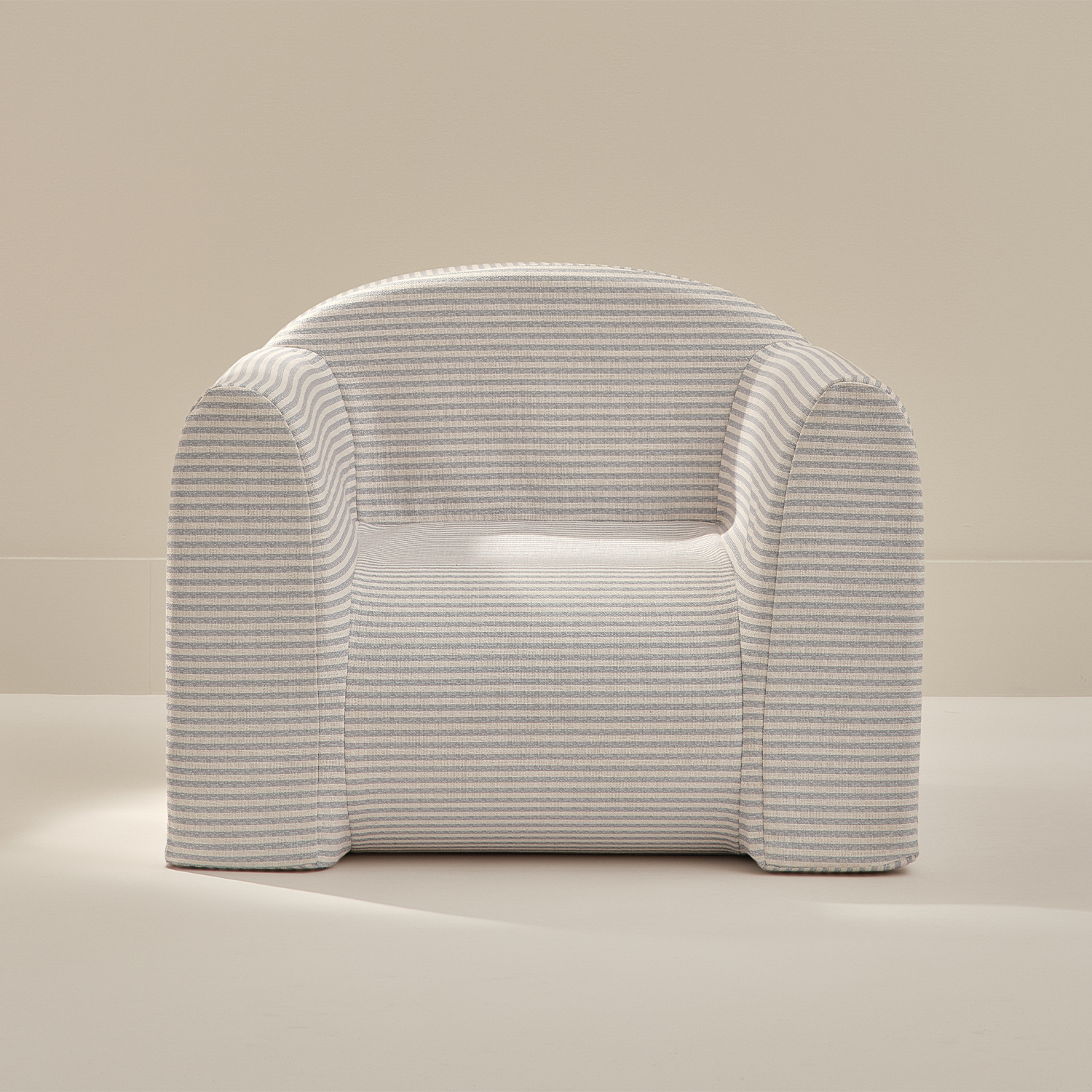 House of Noa Play Chair - Finley Ivory & Sky, Large.