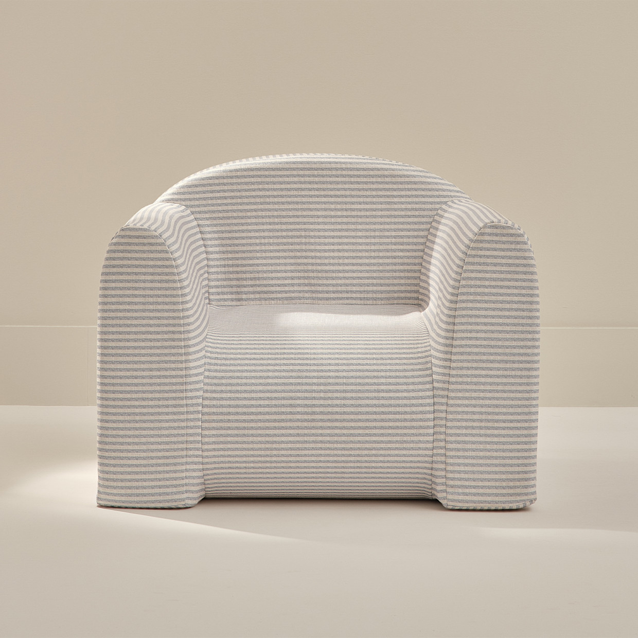 House of Noa Play Chair - Finley Ivory & Sky, Large.