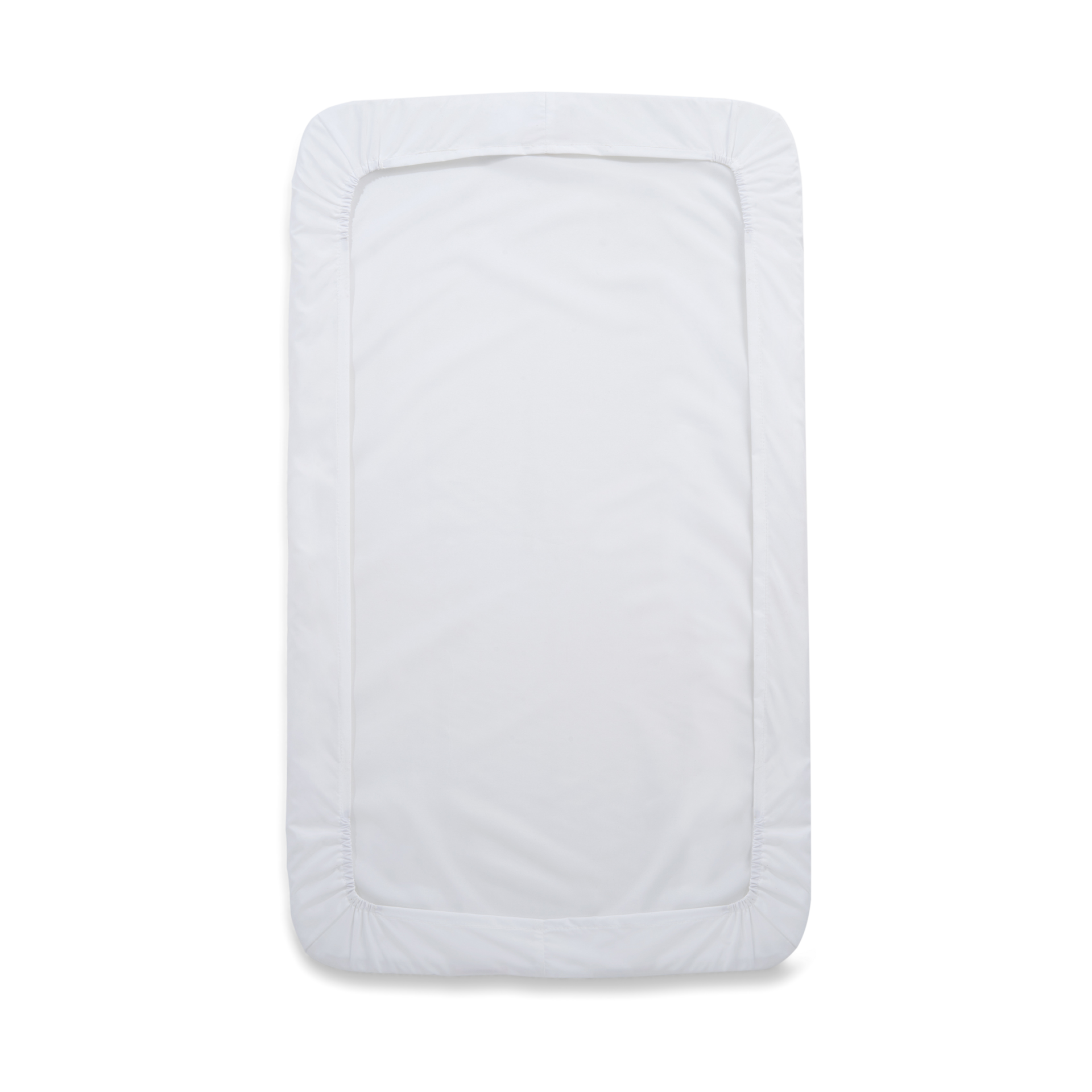 Aden + Anais 2-in-1 Beside Bassinet Sleeper Organic Cotton Fitted Sheets (2 Pack) - White.