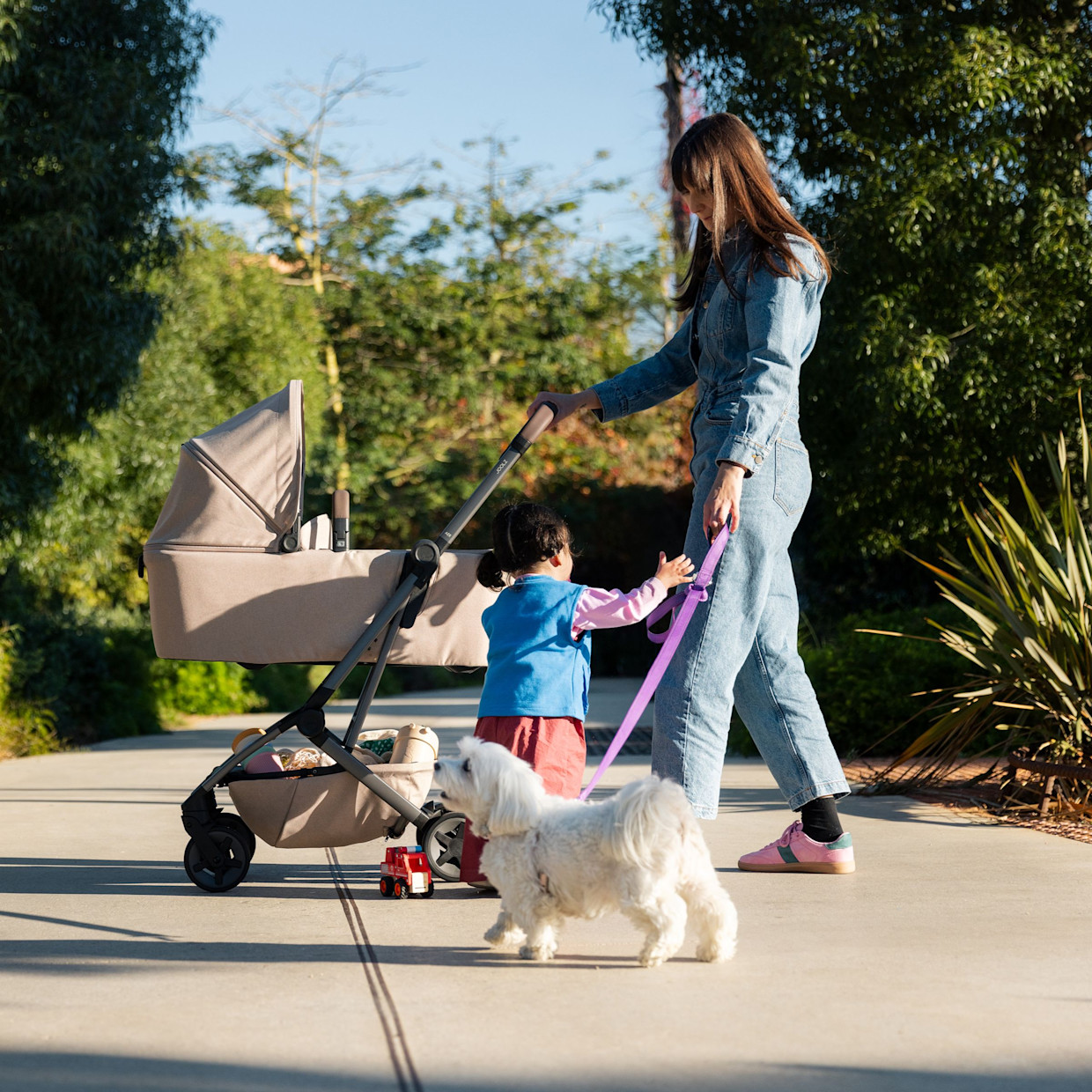 Joolz Aer2 Bassinet Cot - Navy Blue.