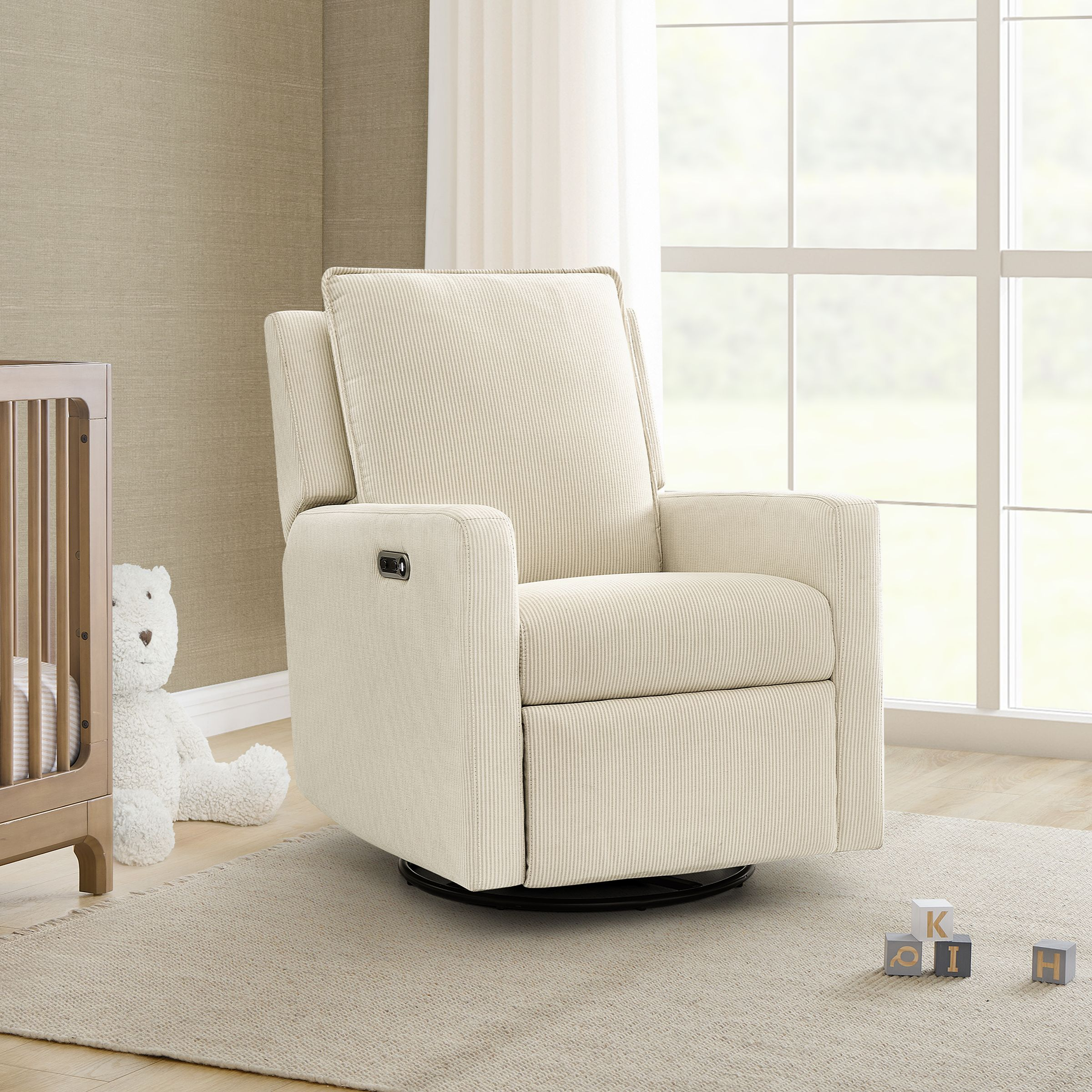 Delta Children babyGap Harlowe Power Recliner - Almond.