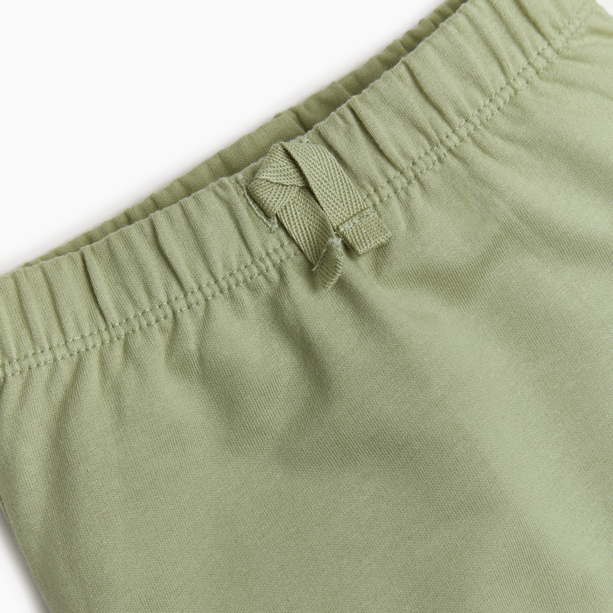 Tiny Kind 2 Piece French Terry Set - Sage, 3-6 M.