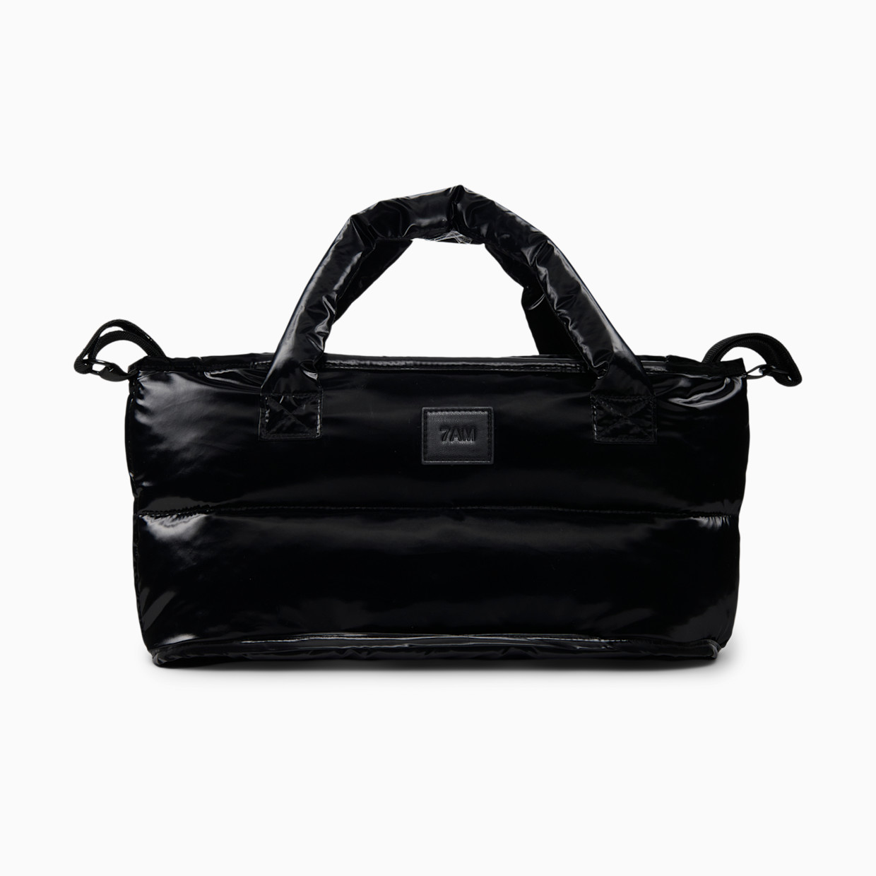 7AM Enfant Stroller Organizer - Black Liquid Shine.